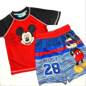 Boys Swimming Trunks and Shirt
